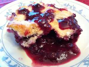 Gunflint Blueberry Cobbler Recipe