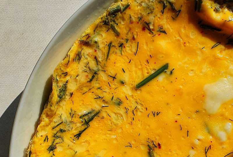 Cheesy eggs