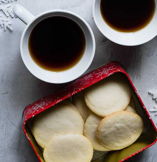 Sugar Cookies with Coffee