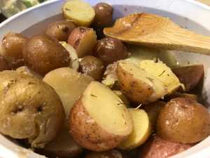 Instant Pot Garlic Potatoes Recipe