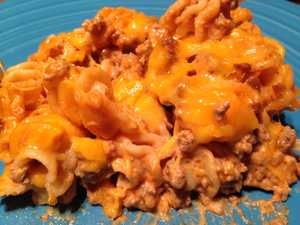 Hamburger Noodle Hotdish Recipe